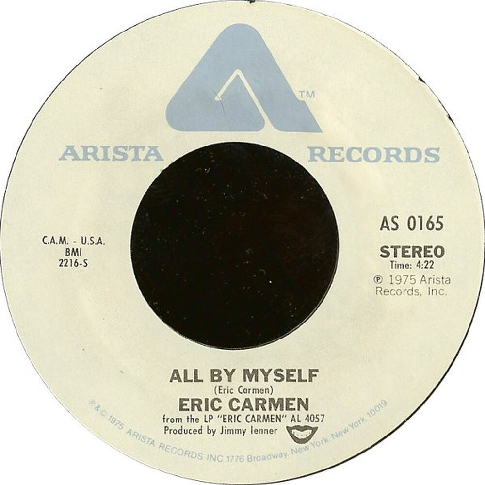 Eric Carmen - All By Myself | 7" Single Vinilo Usado image number 0.0