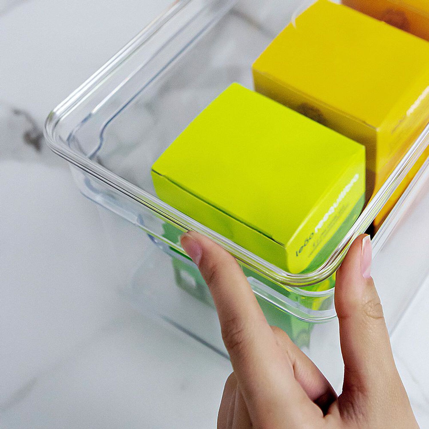 Organizador De Despensa Con Tapa Clear 30 X 15 X 13 Cm image number 3.0