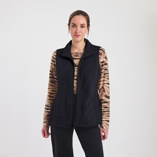 Poler&oacute;n Polar Sin Mangas Cuello Alto Mujer Lesage