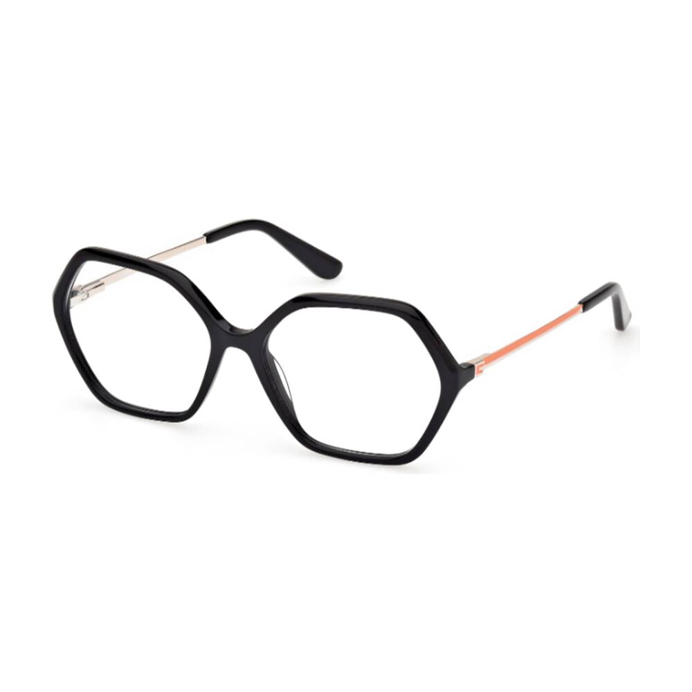 Lentes &Oacute;pticos Negro Brillante Guess image number 1.0