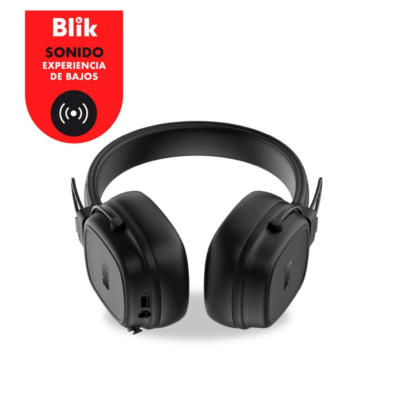 Audifonos Bluetooth Overear Acolchados Negro Feel250 Blik image number 1.0