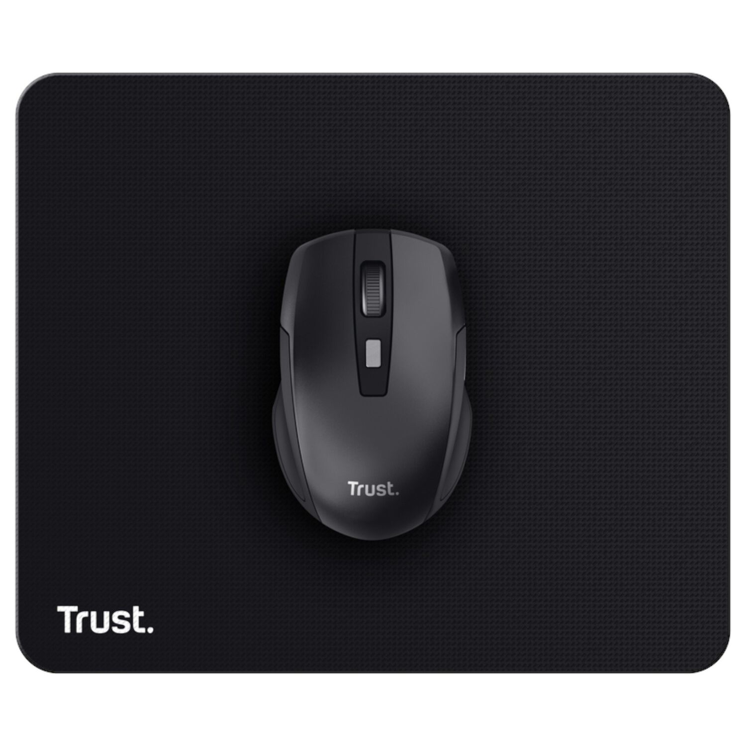 Mousepad Trust 250x210mm Superficie Optimizada Anti-slip Blk image number 3.0