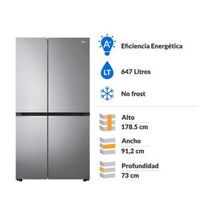 Refrigerador Side by Side LG GS66MPP / No Frost / 647 Litros / A+