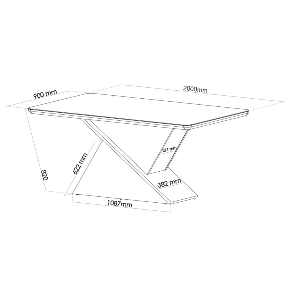 Juego De Comedor Di Poretti Design Glamour image number 1.0