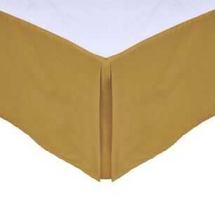 Faldon 144 Hilos Mashini 1.5 Plazas Mostaza