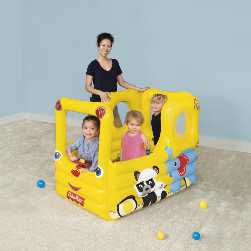Piscina De Pelotas Inflable Fisher Price Bus Escolar image number 5.0