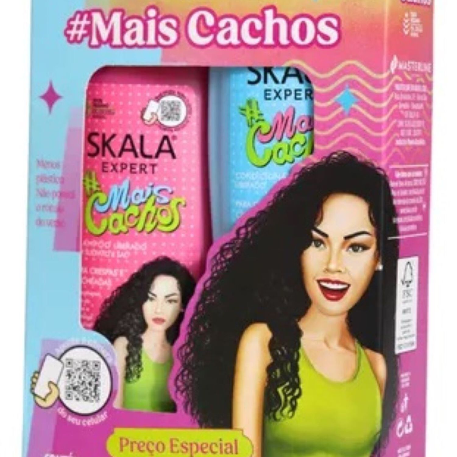 Kit Shampoo Y Acond Rizos Perfectos Mais Cachos Skala Expert 650ml image number 1.0