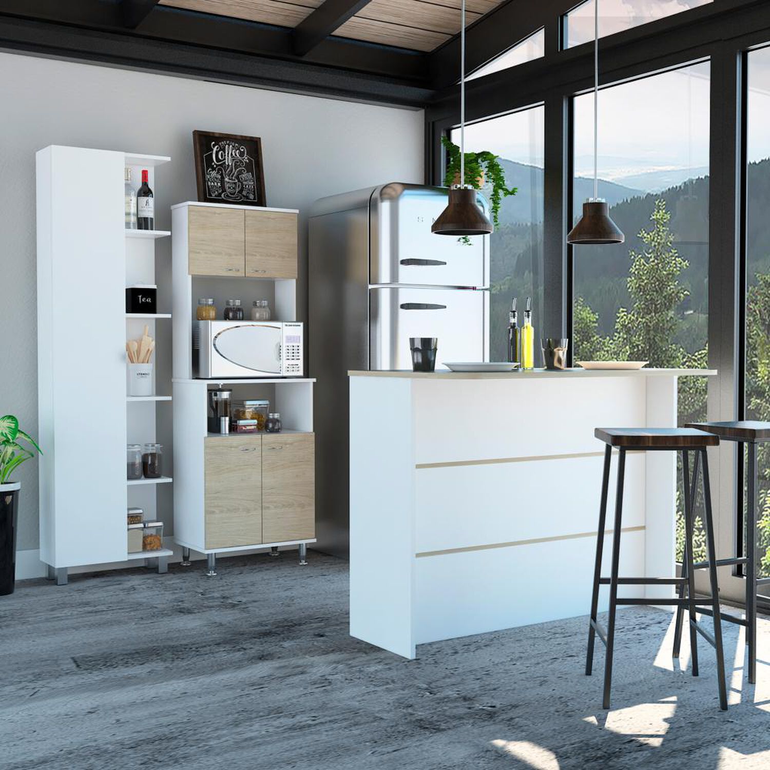 Combo Tuhome Kitchen Mueble De Cocina + Barra + Optimizador51 image number 0.0