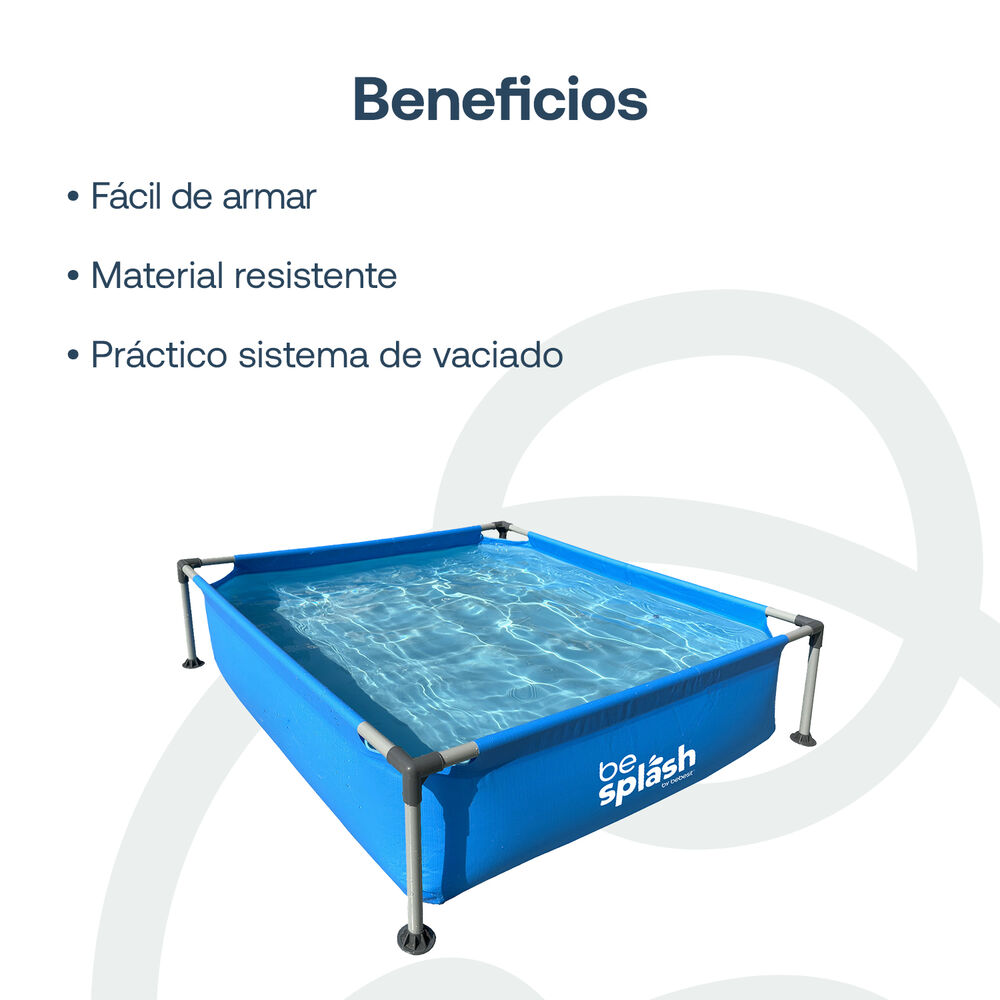 Piscina Estructural 152x152x33cm Besplash image number 5.0