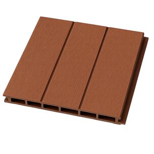 Pack De 5 Revestimientos Siding Wpc Exterior Color Madera