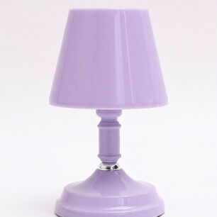 Mini L&aacute;mpara Led De Mesa Velador Port&aacute;til Vintage Pastel Color Morado