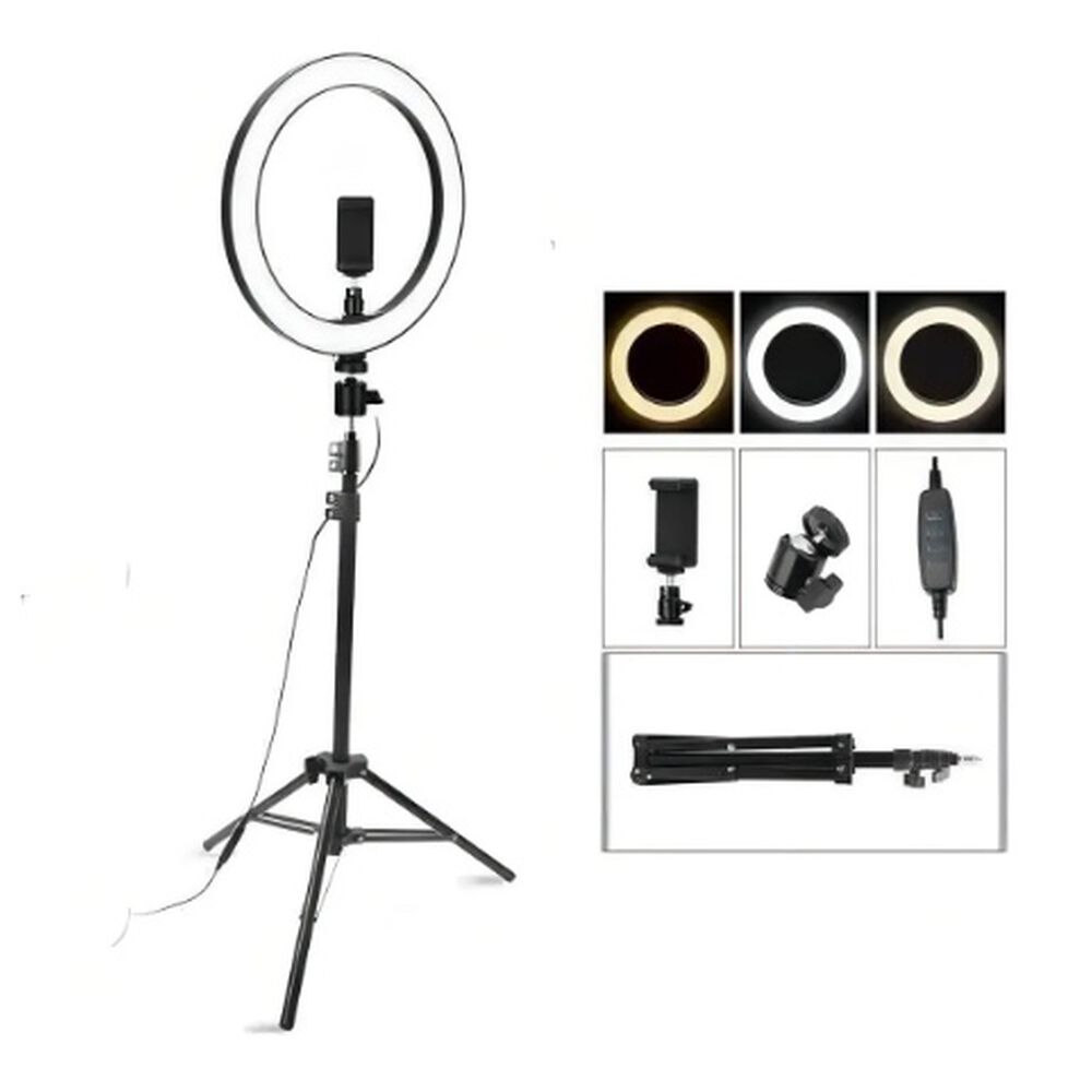 Anillo Aro Luz Led Con Tr&iacute;pode image number 2.0