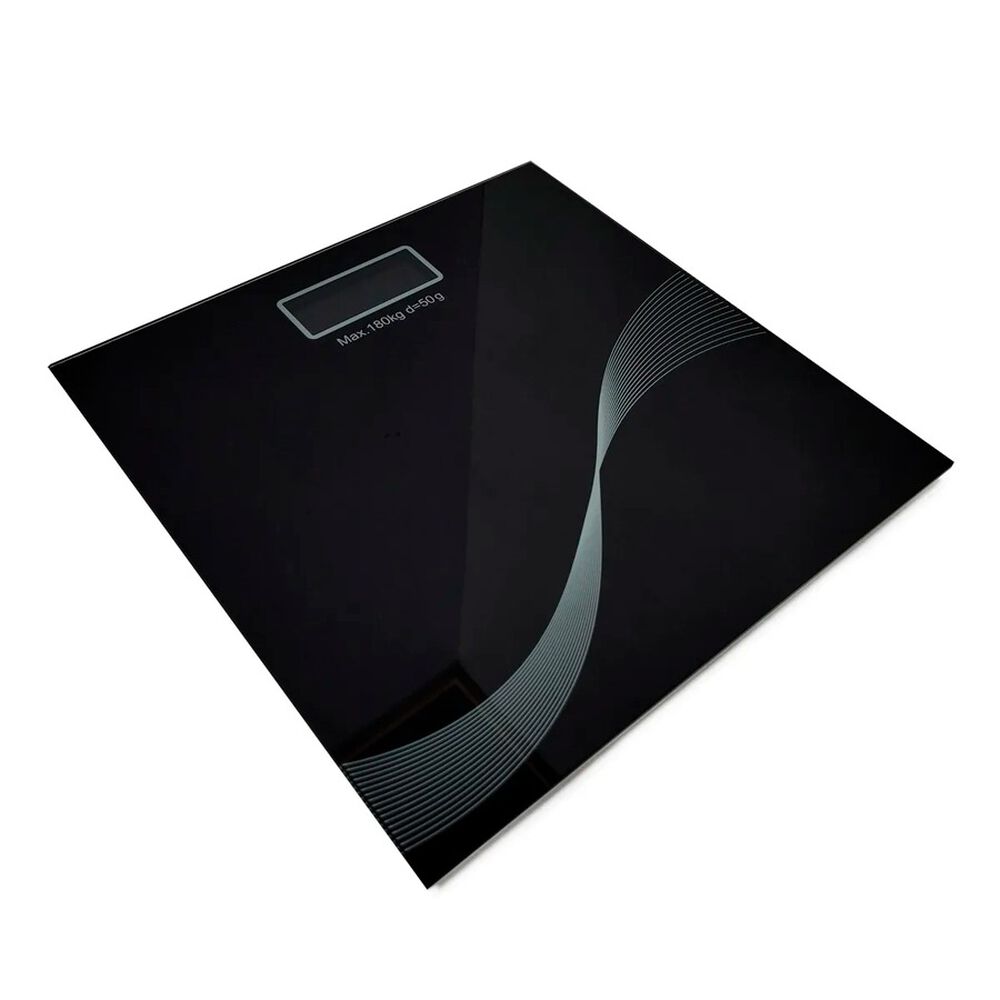 Báscula Digital Ultradelgado Vidrio Templado Pantalla Lcd 180kg image number 0.0
