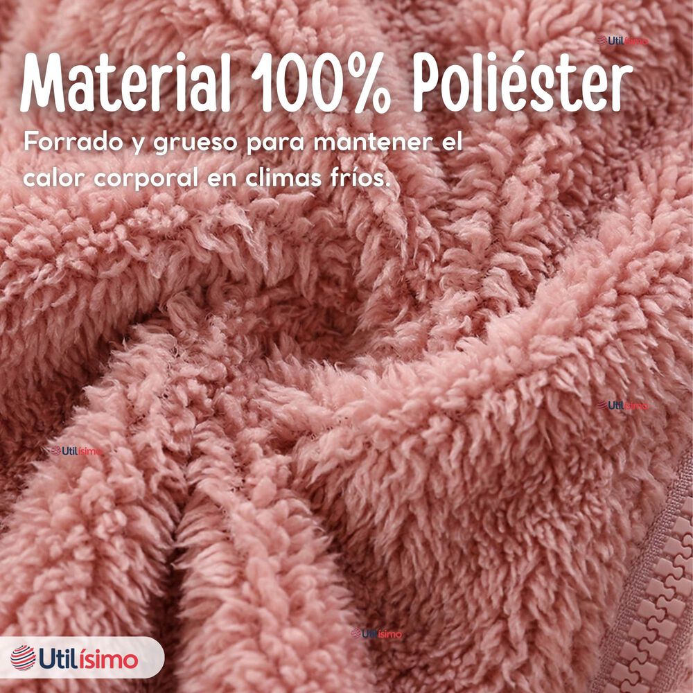 Conjunto 2 Piezas Buzo Poler&oacute;n Pantal&oacute;n Bebe Ni&ntilde;a Poli&eacute;ster Pink image number 5.0