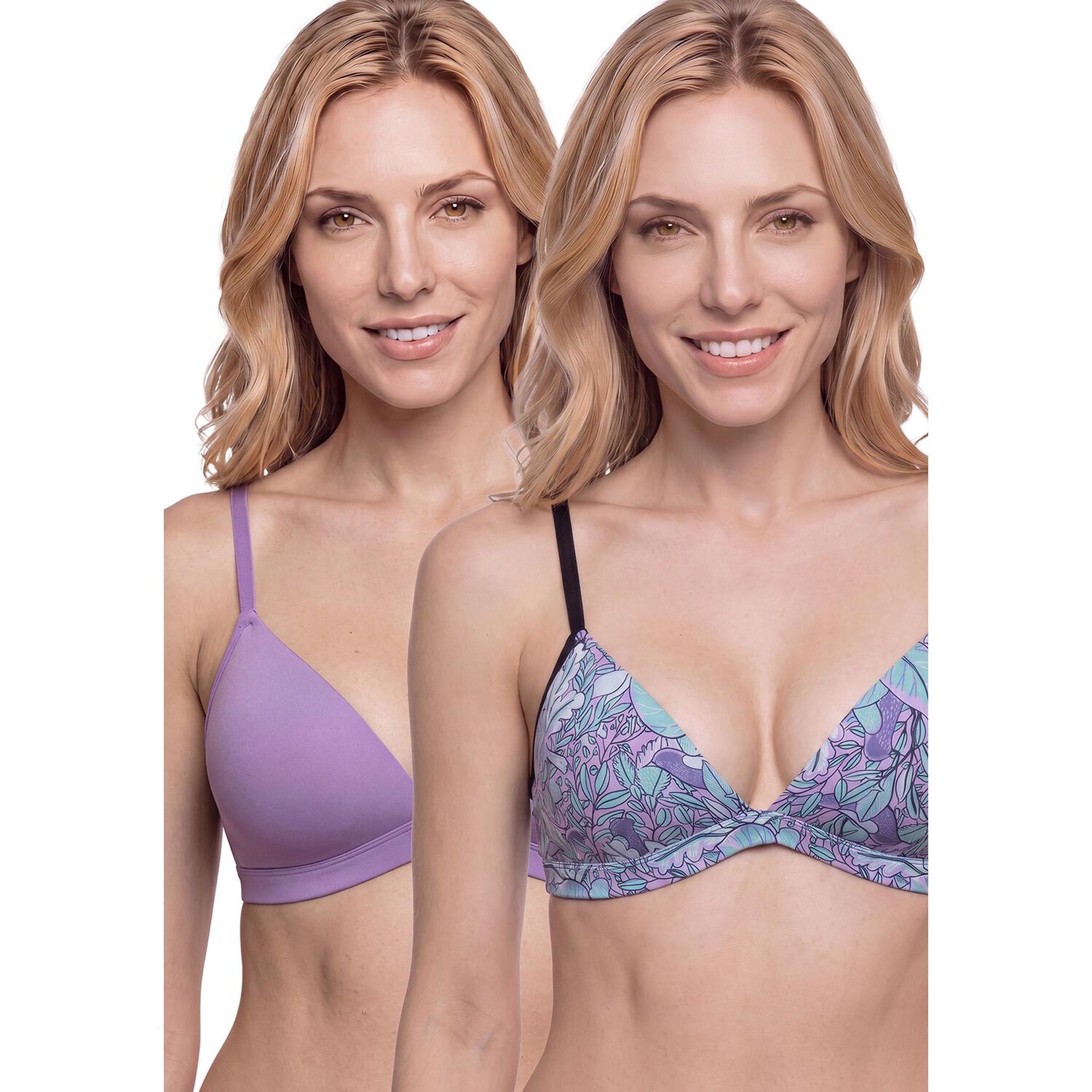 Pack 2 Sostenes Sin Arco Mujer Kayser P250.0023-lil image number 0.0