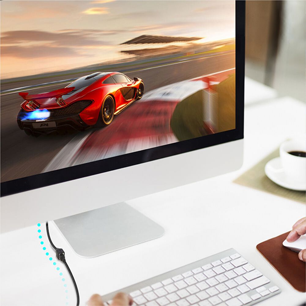 Extensor De Cable De Red Cat6 Macho A Hembra 3m 1000mbps image number 4.0