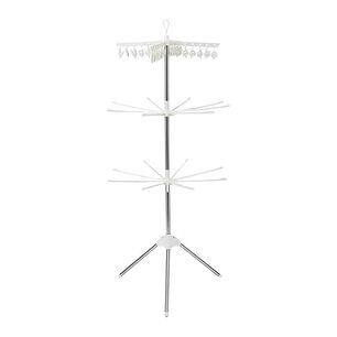 Tendedero De Ropa Rotativo Vertical 3 Niveles 24 Palillos