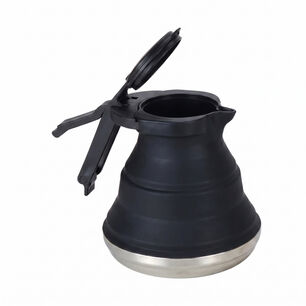 Tetera Plegable Camping Outdoor Uso Diario Negra