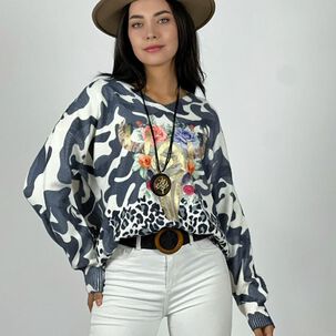 Sweater Cashmere Print