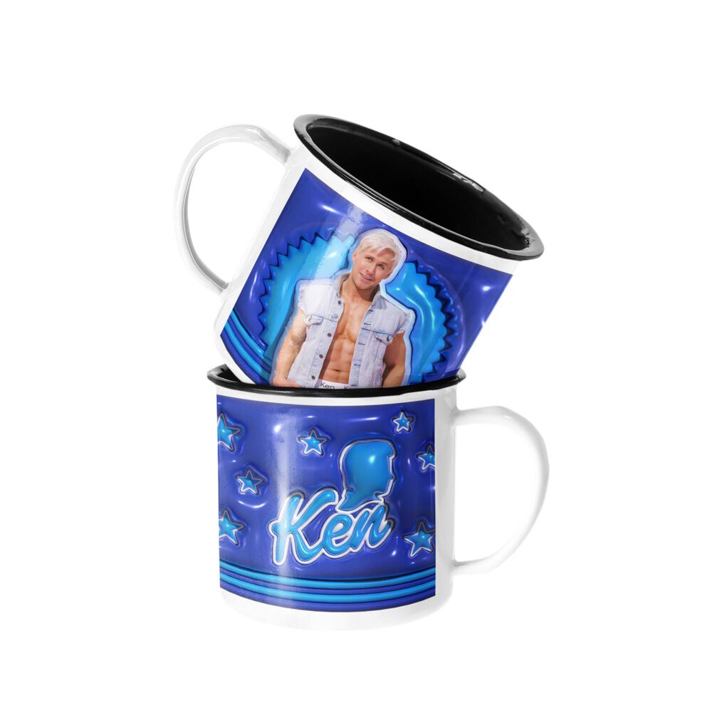 Taza Enlozada Lechera Ken Pelicula Estrellas image number 0.0