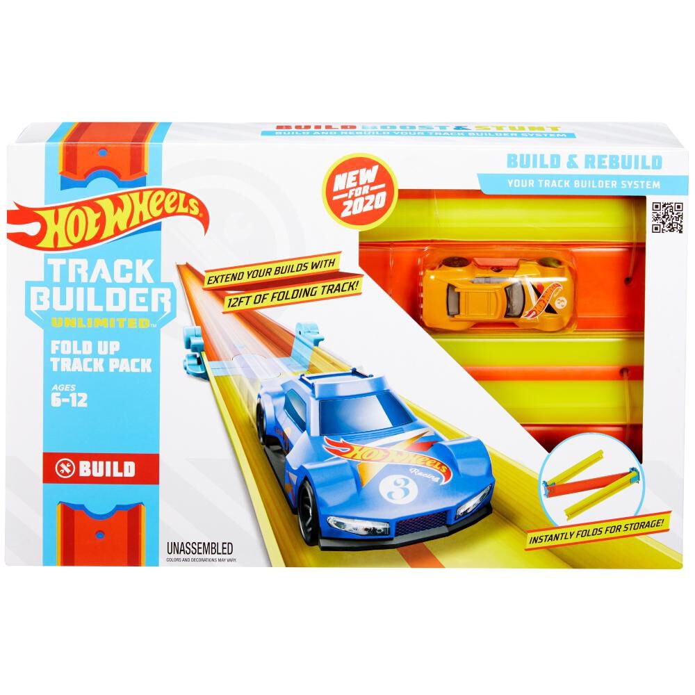Hotwheels Track Builder Paquete Pista Pegable image number 4.0