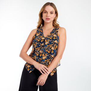 Blusa Hombros Descubiertos Sin Mangas Cuello V Mujer Kimera