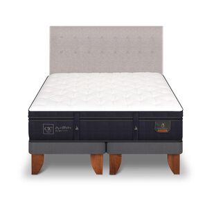 Cama Europea Cic Super Premium / King / Base Dividida + Respaldo