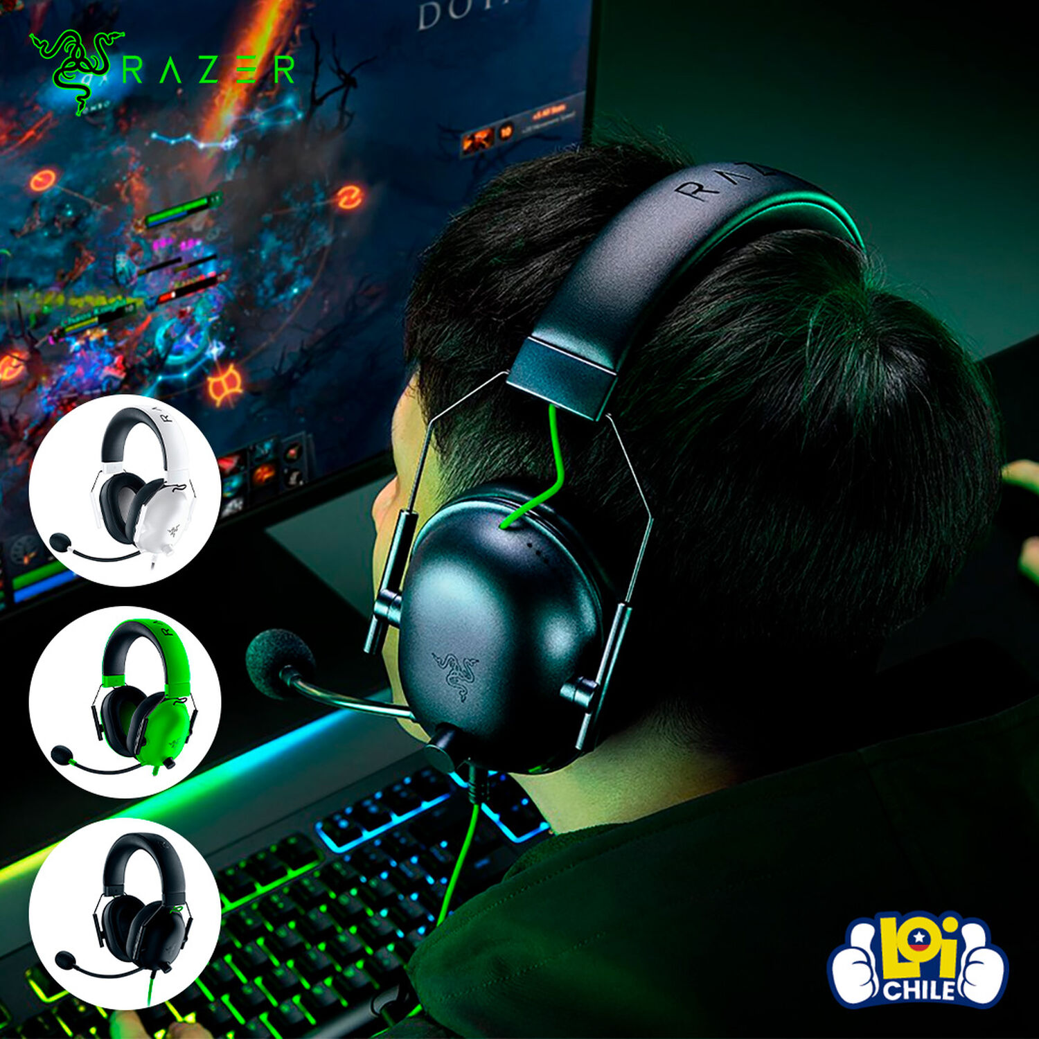 Aud&iacute;fonos Gamer Razer Blackshark V2 X Black image number 7.0