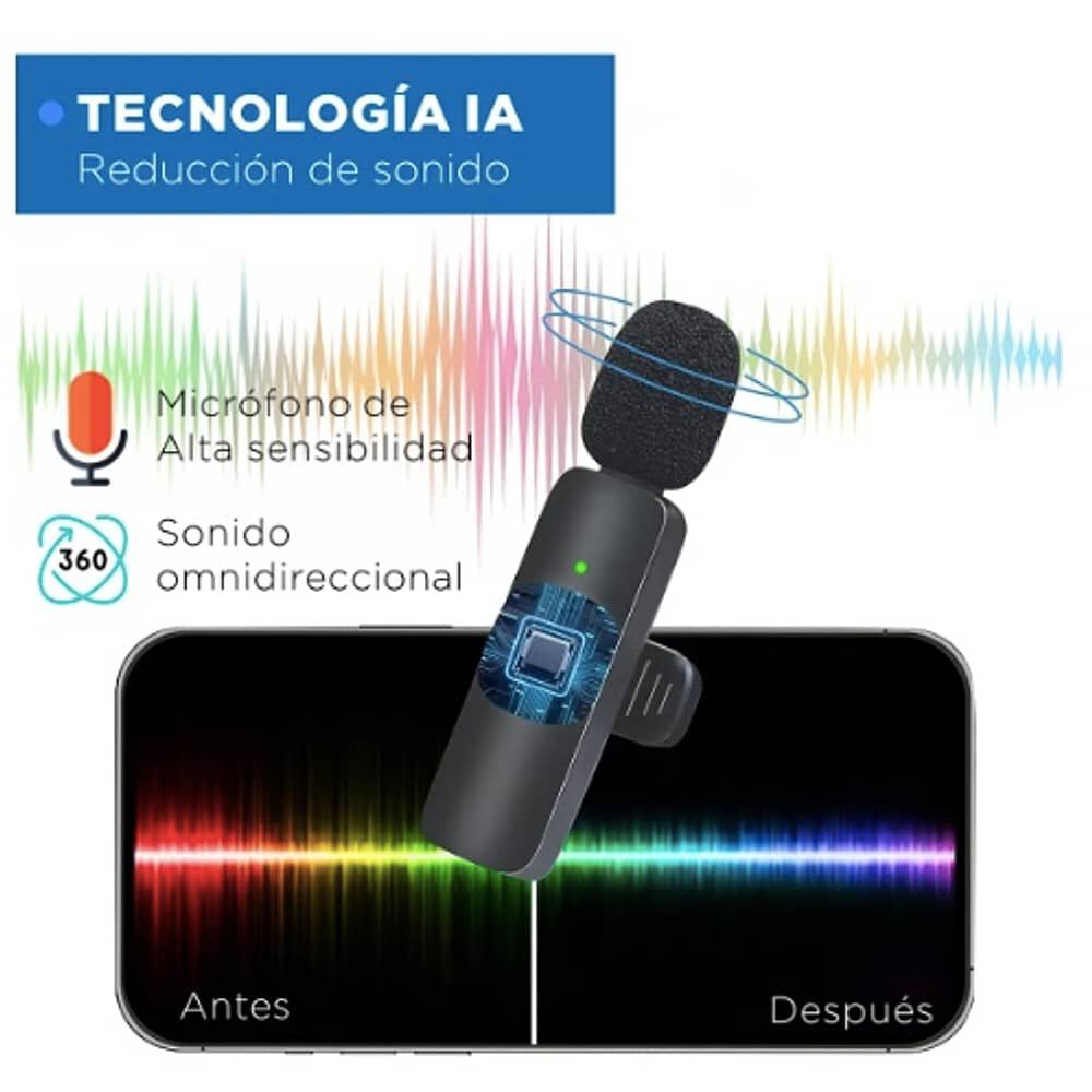 Microfono Inalambrico Solapa Lavalier Linkon Profesional image number 4.0