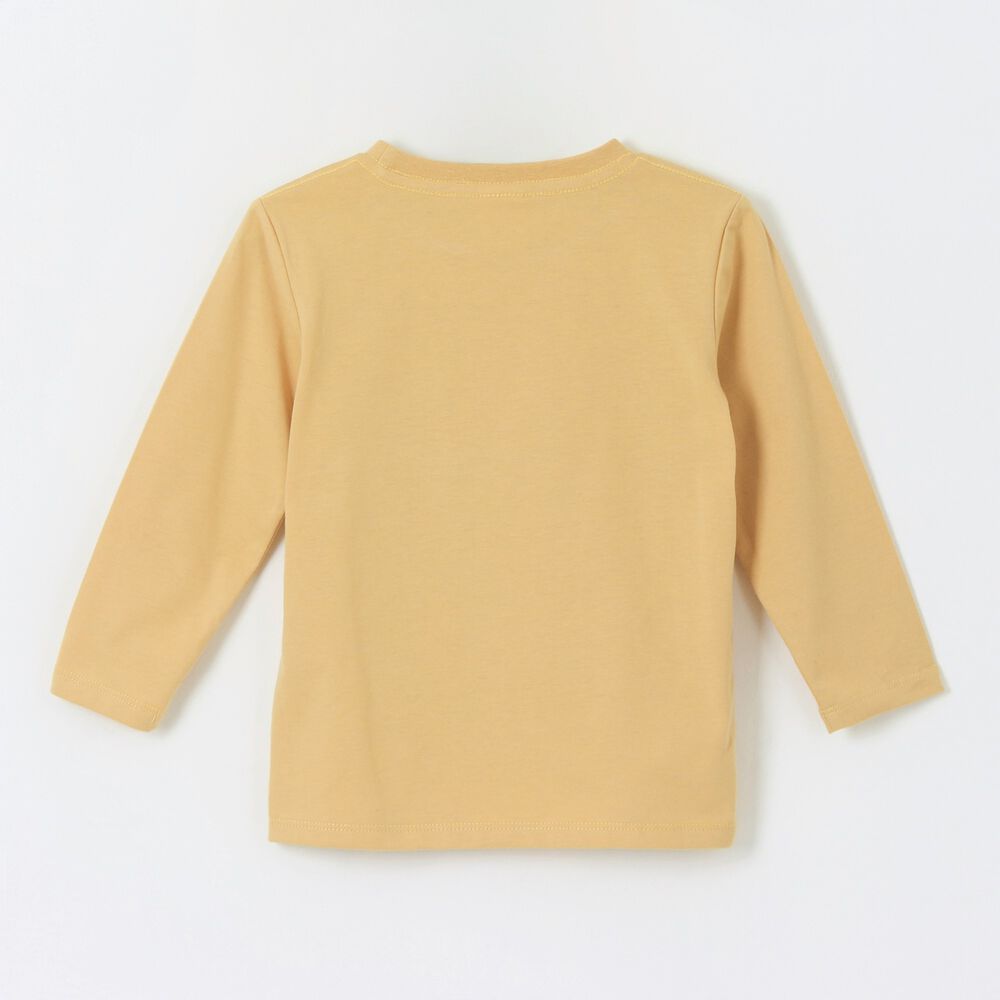 Polera Manga Larga Ni&ntilde;o Jugando Amarillo Friends & Bluey image number 1.0