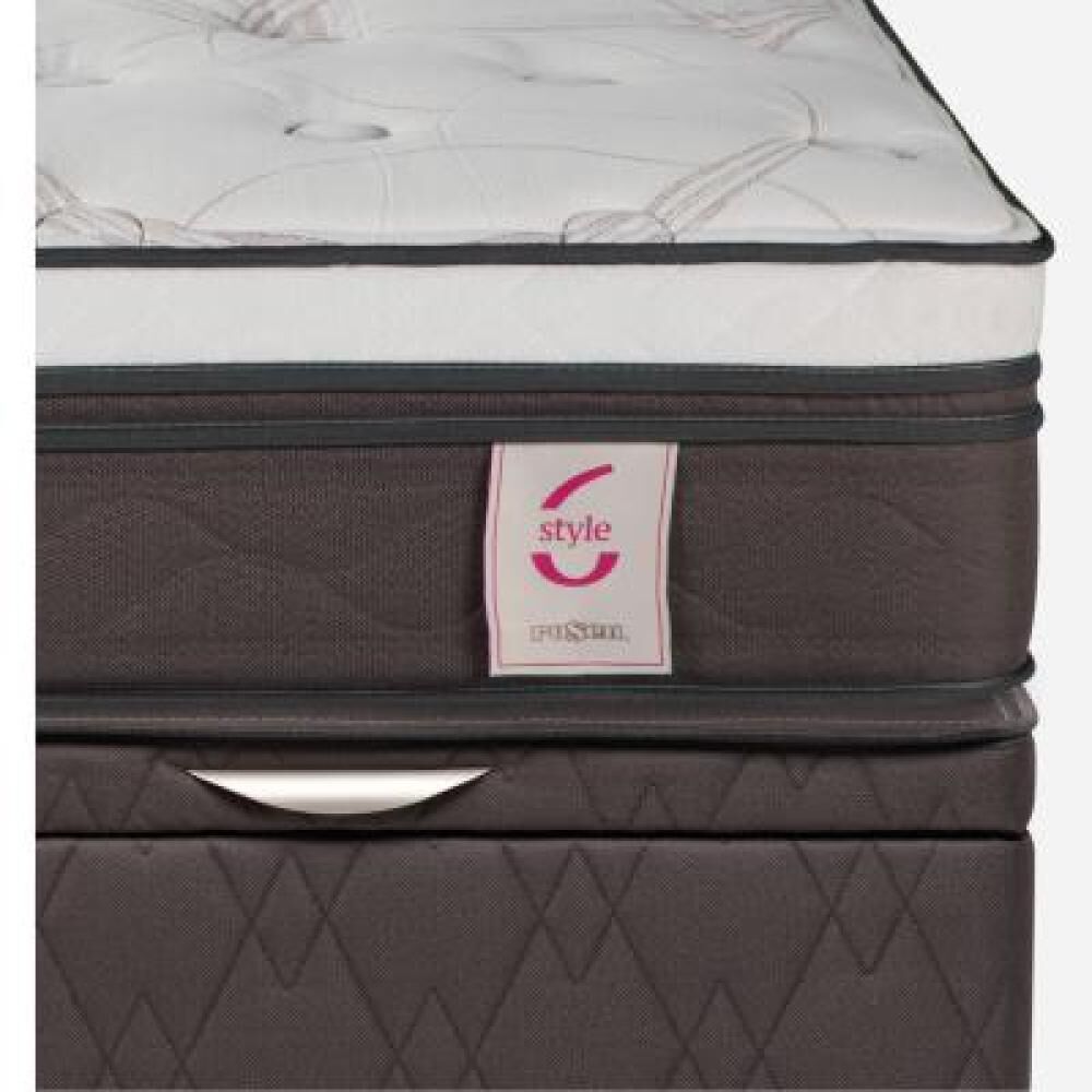 Cama Ba&uacute;l Rosen New Style 6 / 1 Plaza / Base Normal + Respaldo image number 9.0
