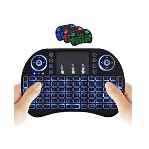 Teclado Inalambrico Mini Teclado Para Smart Tv Negro