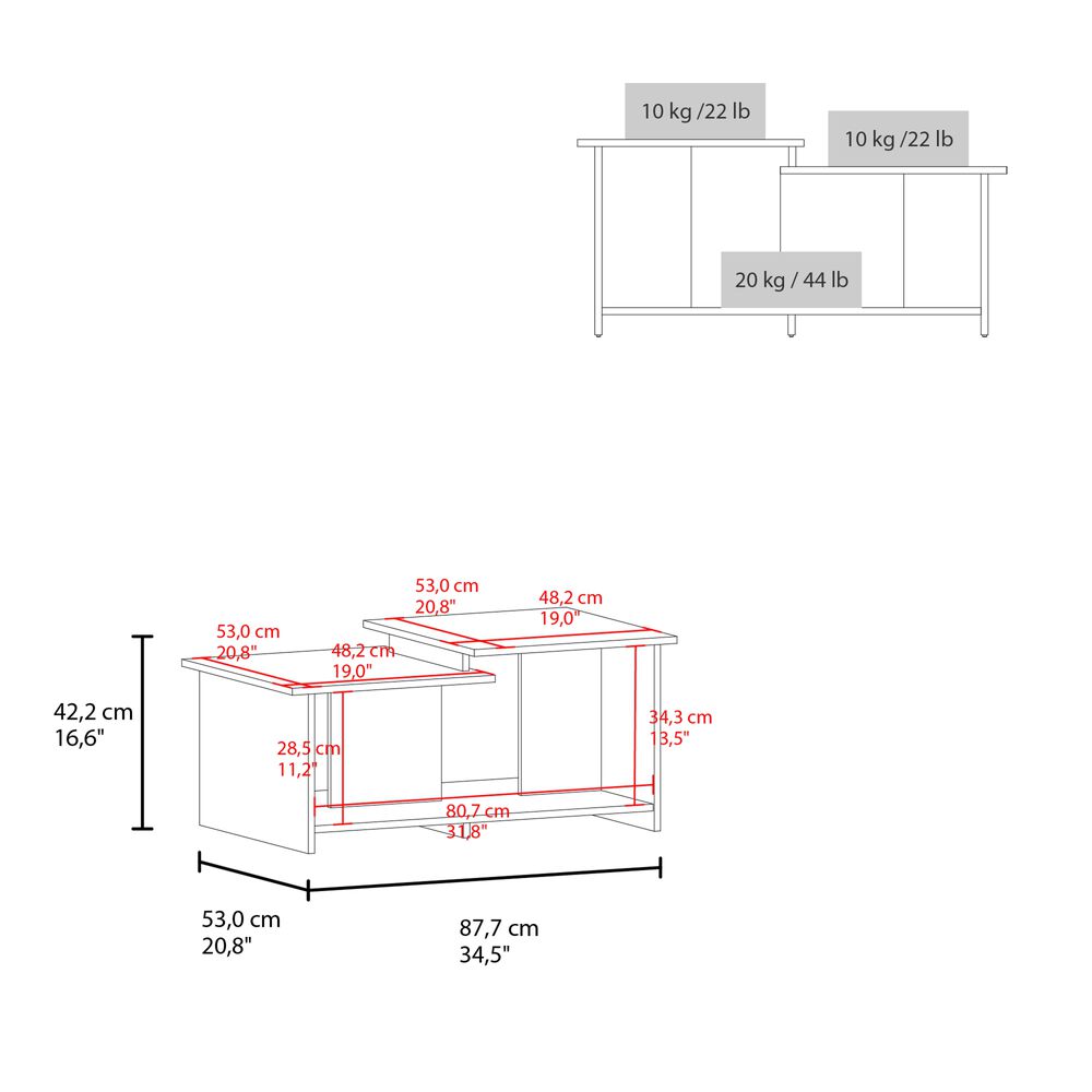 Mesa De Centro Rectangular Fm-016 image number 5.0