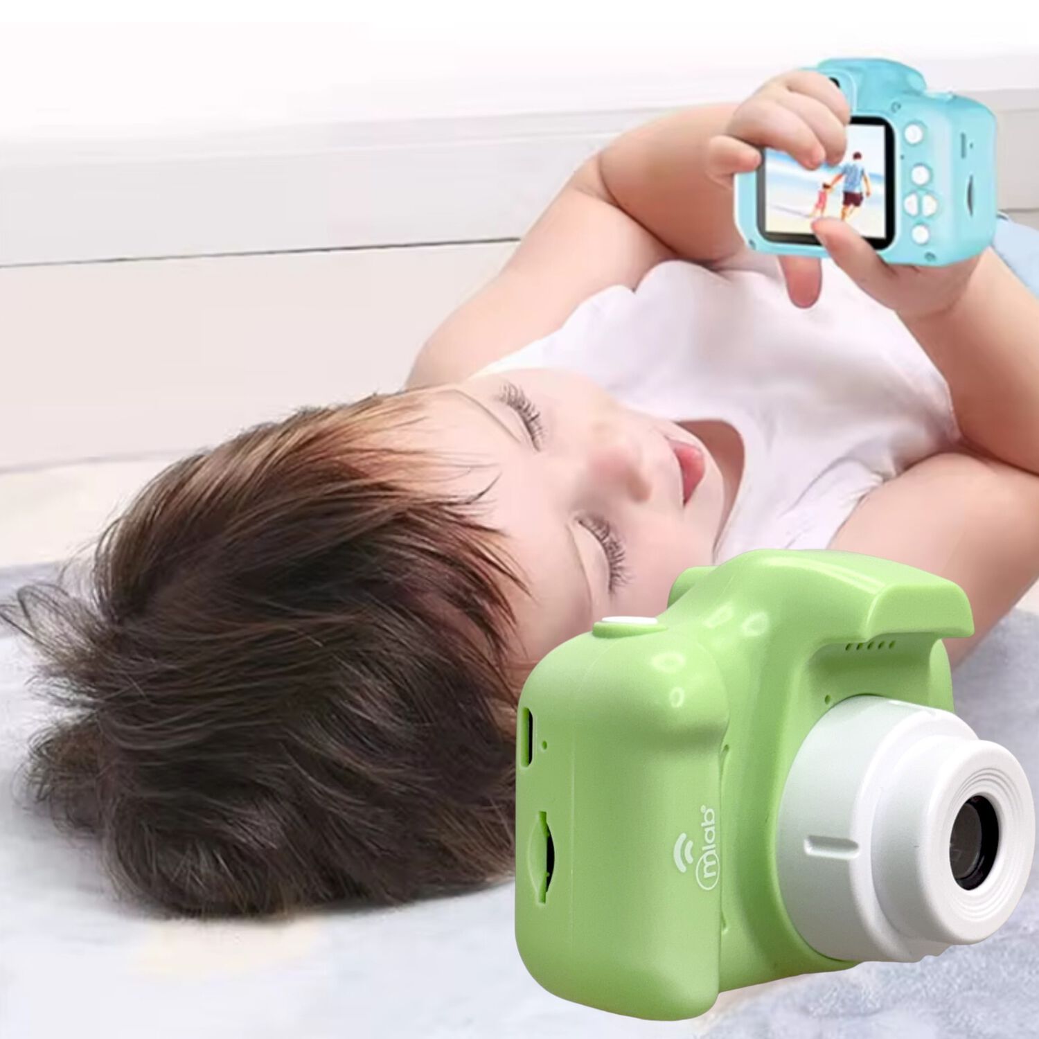 C&aacute;mara Digital Kinder Pics Kids 3mp/ Fhd/ Lcd 2" Recargable image number 8.0