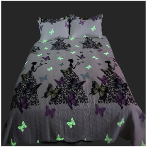 Cubrecama Tipo Quilt Luminoso 2 Plazas M05