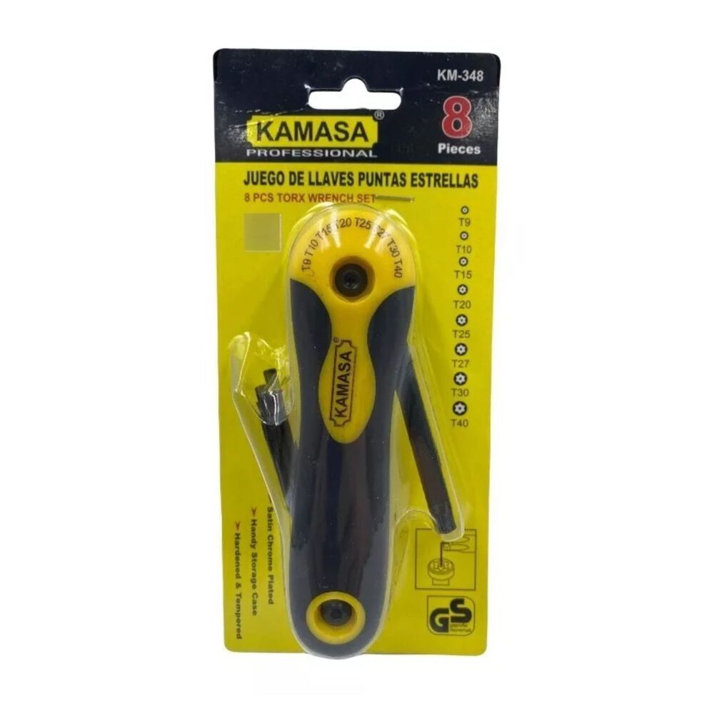 Set Llave Torx Puntas Estrellas 8 Piezas Herramienta Profesional image number 3.0