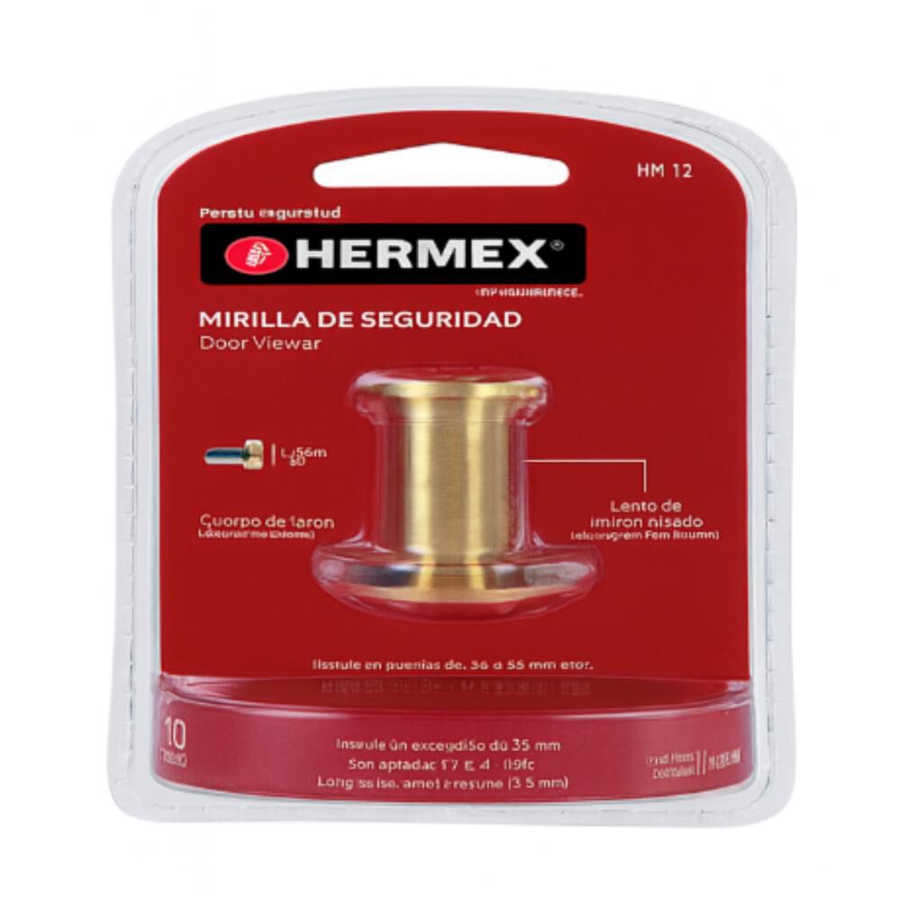 Mirilla De Seguridad Hermex. 10 Años De Garantia image number 3.0