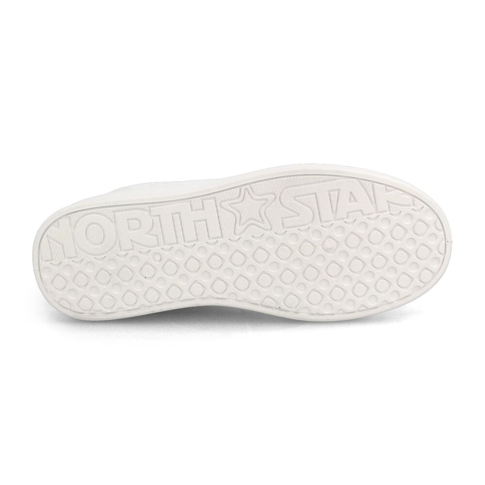 Zapatilla Mujer North Star New Skater Blanco-verde image number 4.0