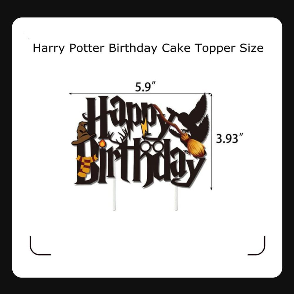 Pack Cumpleaños Harry Potter Globos Toppers Cinta Y Mas image number 4.0