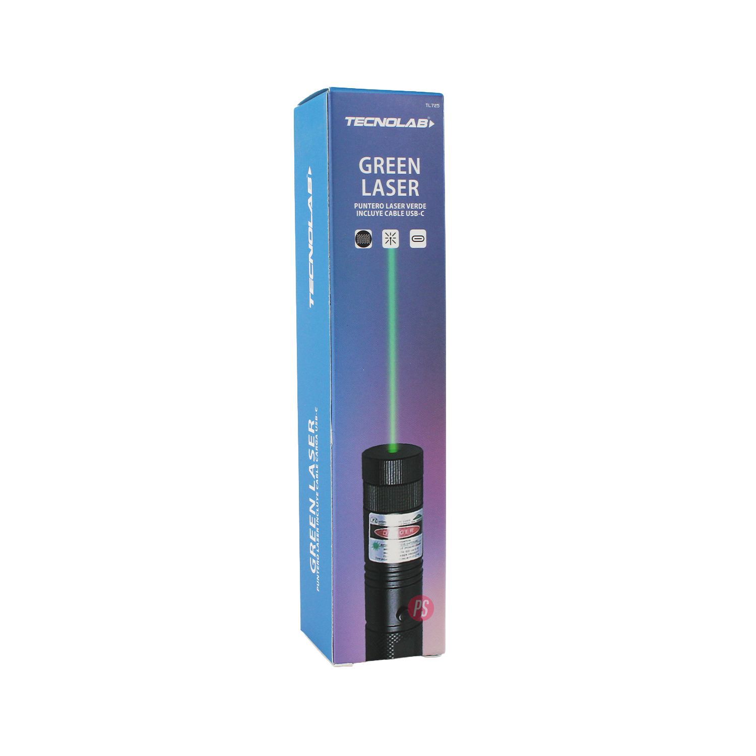 Puntero L&aacute;ser Verde Usb-c Recargable Port&aacute;til - Ps image number 2.0