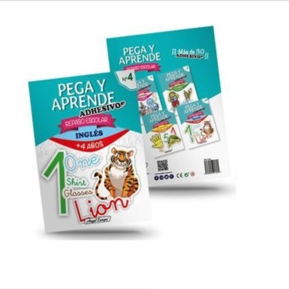 Libro Escolar Pega Y Aprede Ingles No. 4 image number 1.0