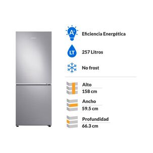 Refrigerador Bottom Freezer Samsung RB27N4020S8/ZS / No Frost / 257 Litros / A+