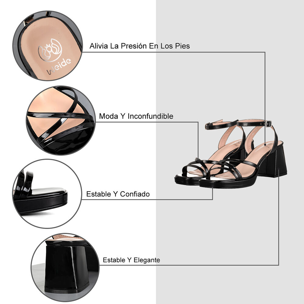 Sandalia Casual Mujer Taco Stiletto Fiesta Weide You235 image number 5.0
