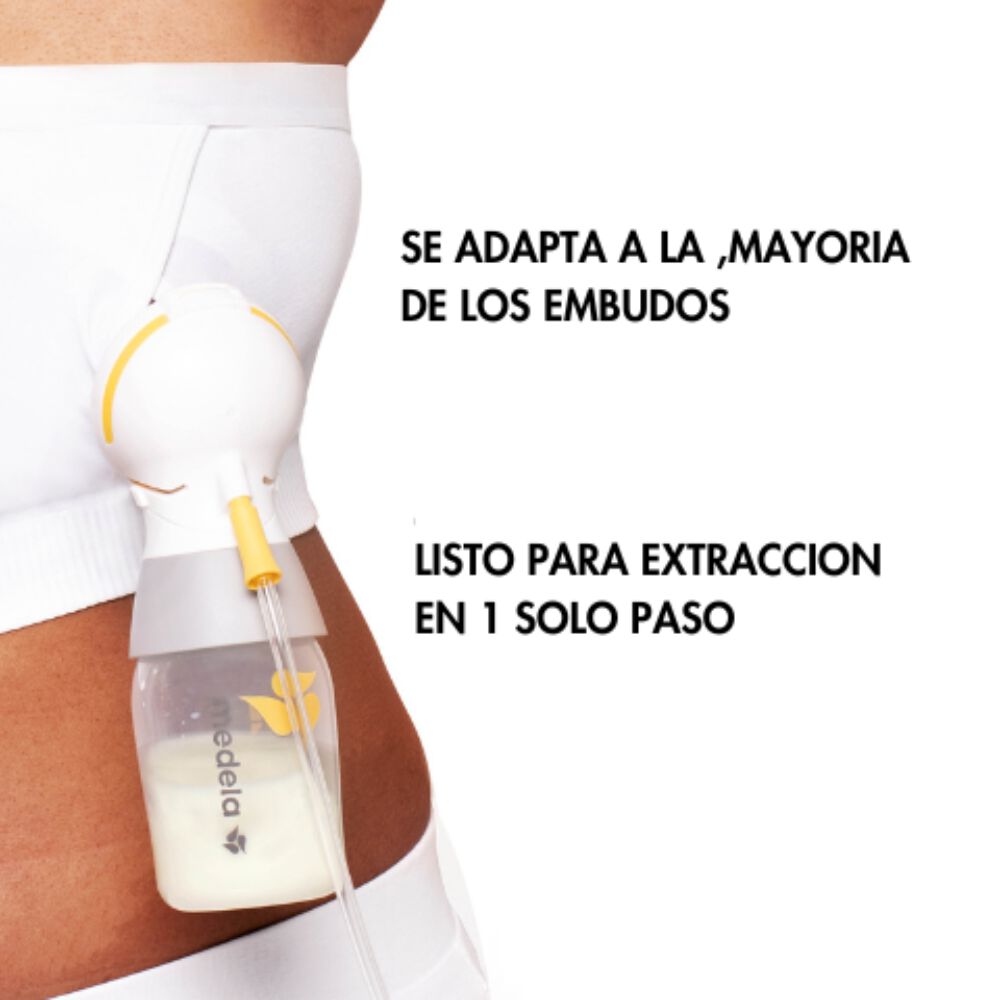 Strapless De Extracción Manos Libres Blanco Medela image number 3.0