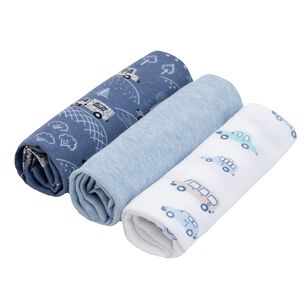 Set 3 Tutitos Suavecitos Azul Autos Ni&ntilde;o
