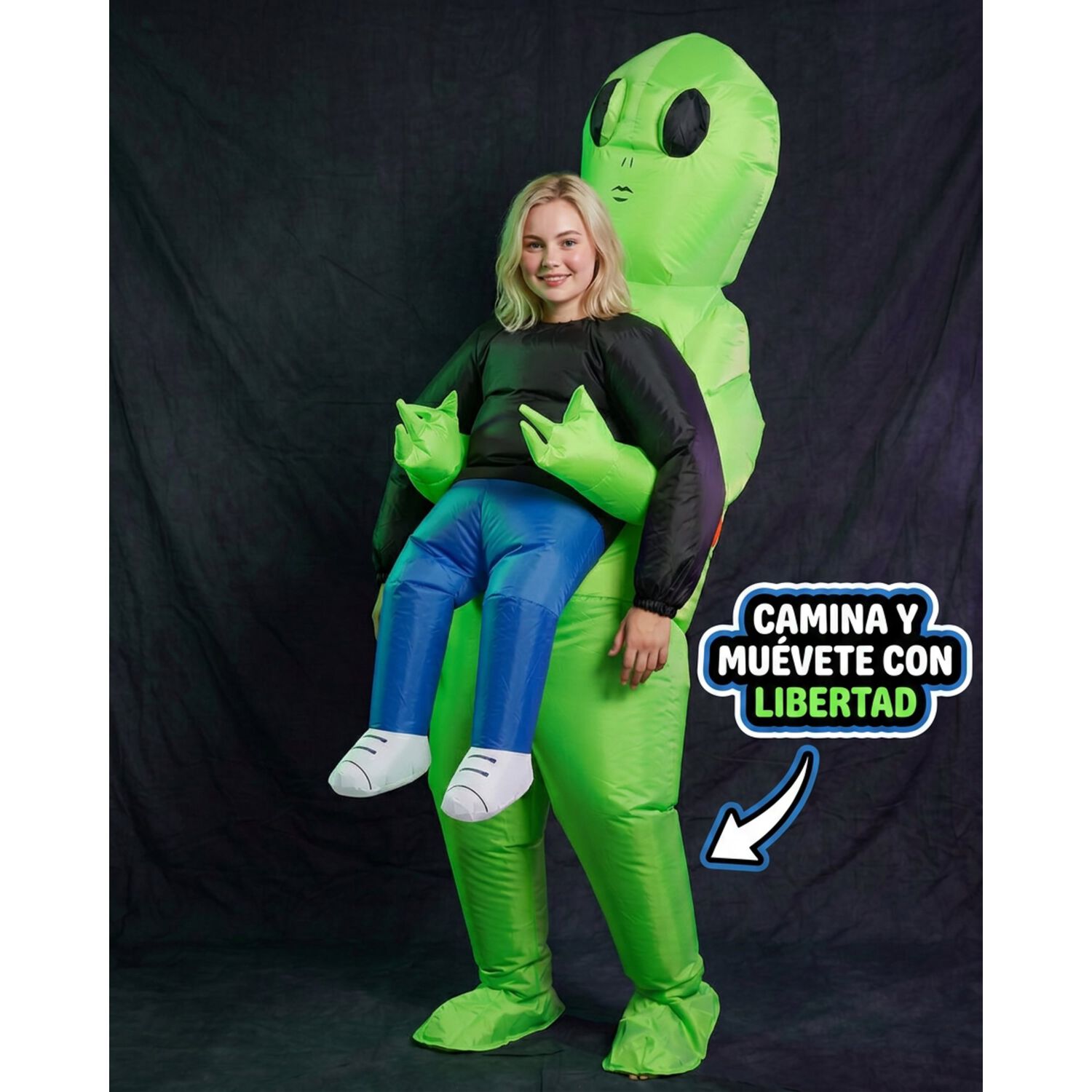 Disfraz Inflable Marciano Para Adulto image number 3.0
