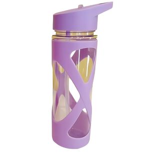 Botella Keep Vidrio 532ml Hidratacion Deportes Outdoor Lila