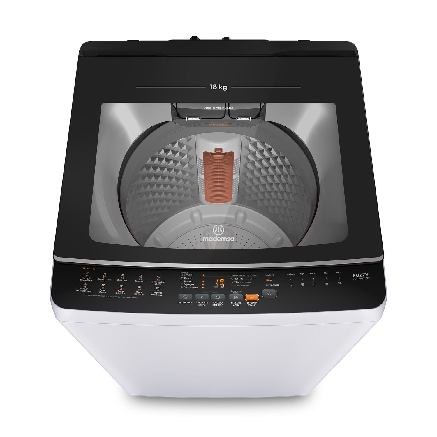 Lavadora Autom&aacute;tica 18kg Carga Superior Mdwmt18w Blanca image number 0.0