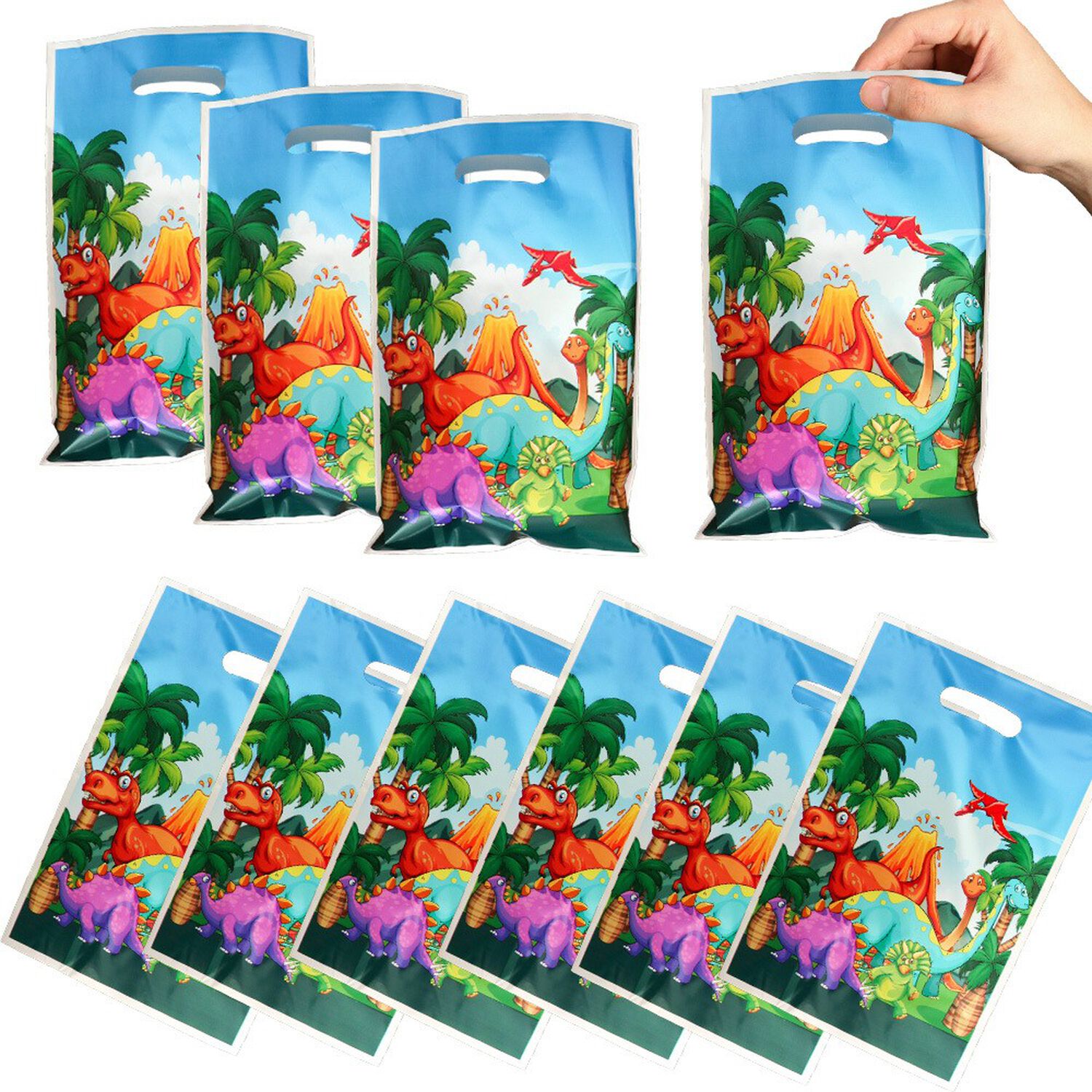 Pack Bolsas Dulces Dinosaurio Cumplea&ntilde;os Cotillon image number 3.0