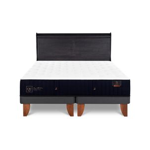 Cama Europea Cic Linea Premium / 2 Plazas / Base Dividida + Respaldo